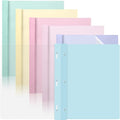 6 PCS Pastel Plastic Report Covers by gisgfim