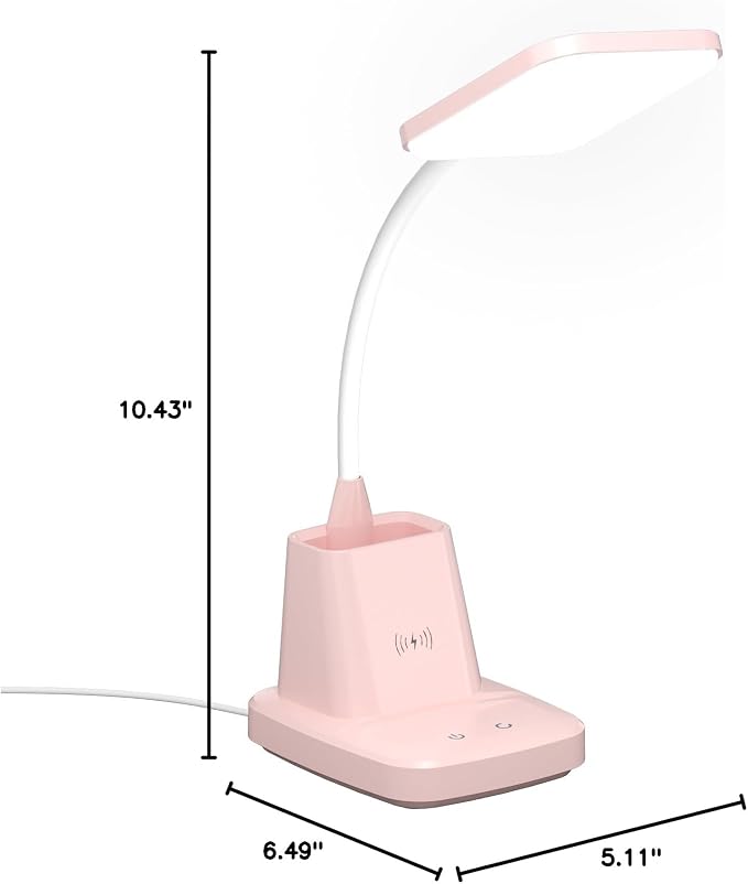 Pink Desk Lamp, Small Desk Lamp - Image 9