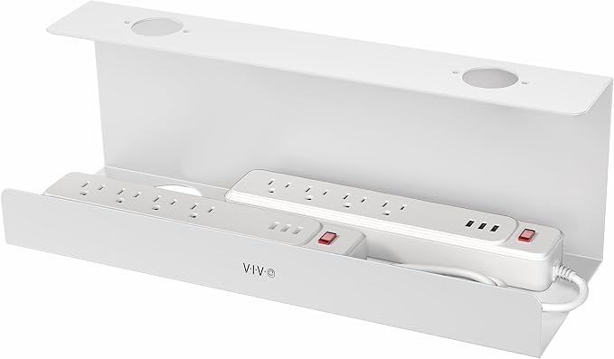 VIVO Under Desk 17 inch Extra Deep Cable Management Tray, Power Strip Holder by Unknown