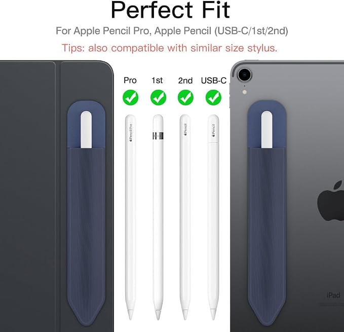 MoKo Pencil Holder Sticker Fit Apple Pencil Pro, Apple Pencil, Apple Pencil - Image 2