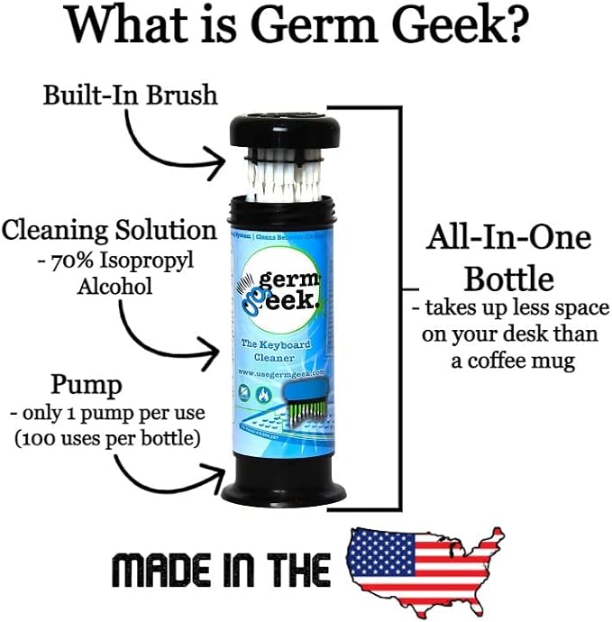 Germ Geek Keyboard Cleaning Brush Set - Image 5
