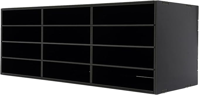 Mailbox for Classroom 12 Slots, Mail Sorter Countertop Paper Organizer Storage by MhdunueSK