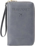 Multi-Functional RFID Passport Wallet, RFID Passport Holder by LECDOA