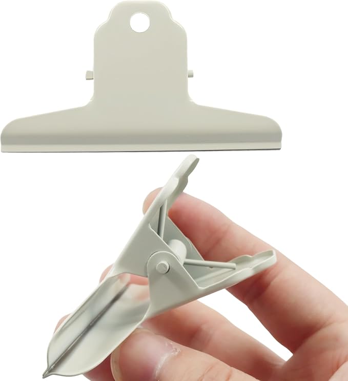 4 Inch Extra Large Metal Bulldog Clips, Paper Clamps Holder by Auvotuis