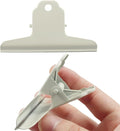4 Inch Extra Large Metal Bulldog Clips, Paper Clamps Holder by Auvotuis