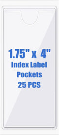Origin-Joy 25 PCS Self-Adhesive Index Label Pockets by Origin-Joy