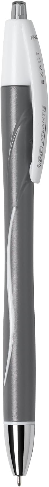 BIC Glide Exact Black Retractable Ballpoint Pens, Fine Point, 3-Count Pack - Image 7