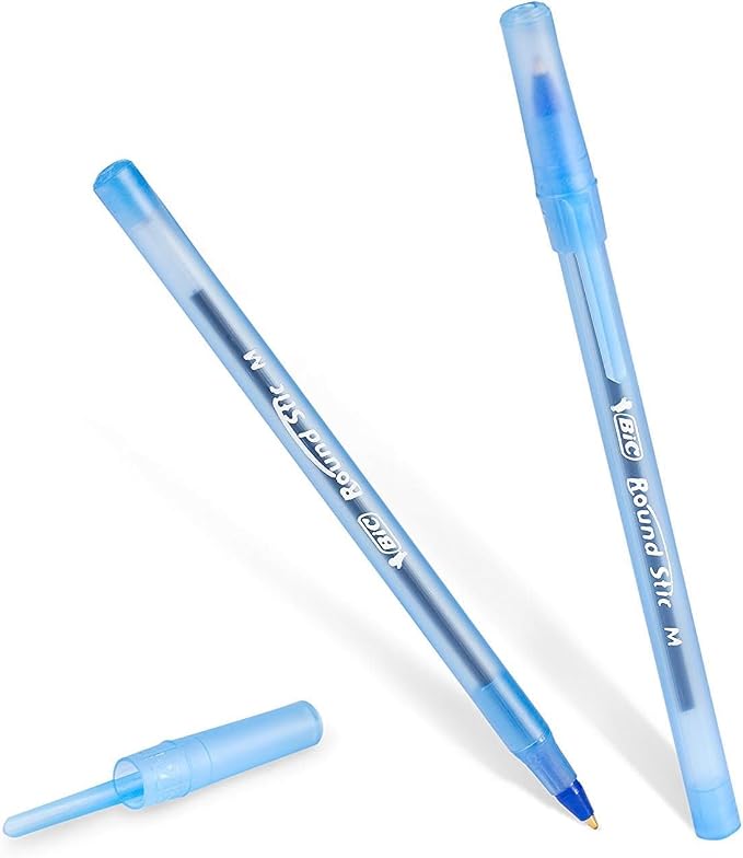 BIC Round Stic Xtra Life Ballpoint Pens, Office Essentials and Teacher Supplies - Image 6