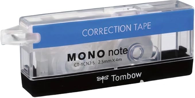 Correction Tape MONO note W 2.5mm × 4m CT-YCN2.5 by Tombow