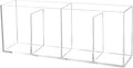 Clear Makeup Brush Organizer, Acrylic Cosmetic Brushes Storage Holder by Cerpourt