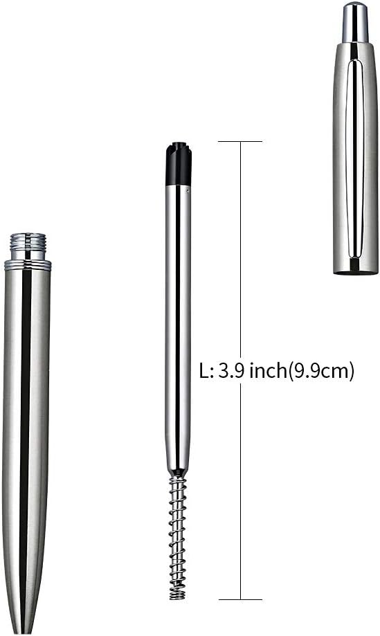 ChaoQ 3 Pcs Retractable Metal Ballpoint Pens, - Image 4