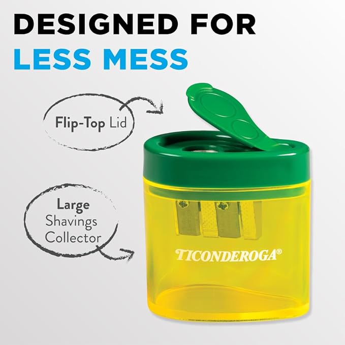 Ticonderoga Two-Hole Manual Pencil Sharpener - Image 7