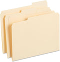 Staples Reinforced File Folders, Letter Size, 1/3‑Cut Tabs, Heavy‑Duty by Staples