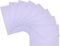 100 Pack A7 Envelopes, Light Purple Greeting Card Envelopes Self Seal, 5.24 x by LIKAJON
