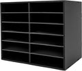 Mail Sorter Desktop, 12 Compartments Literature Organizer, Desktop File Sorter by MhdunueSK