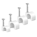 Cable Wire Clips 4mm 6mm 8mm 10mm Cable Management RG6 RG59 CAT5 CAT6 RJ45 by Easytle