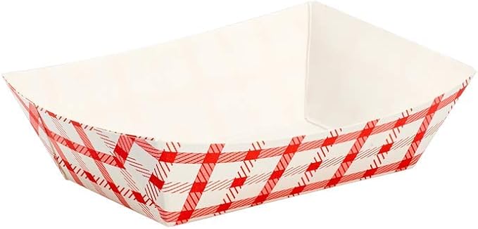 Karat Paper Food Trays Disposable Sturdy Food Boats, Leak Resistant | Ideal by Karat