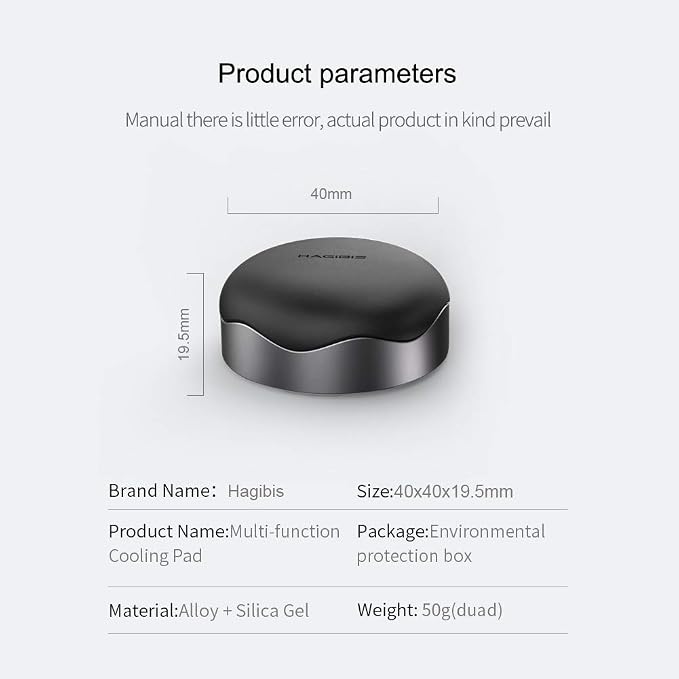 Laptop Cooling Pad, Hagibis Ergonomic Laptop Stand Small Invisible Cooler Ball - Image 7