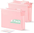 SortRax Plastic High Capacity Hanging File Folders, Side-Sealed Pocket by SortRax