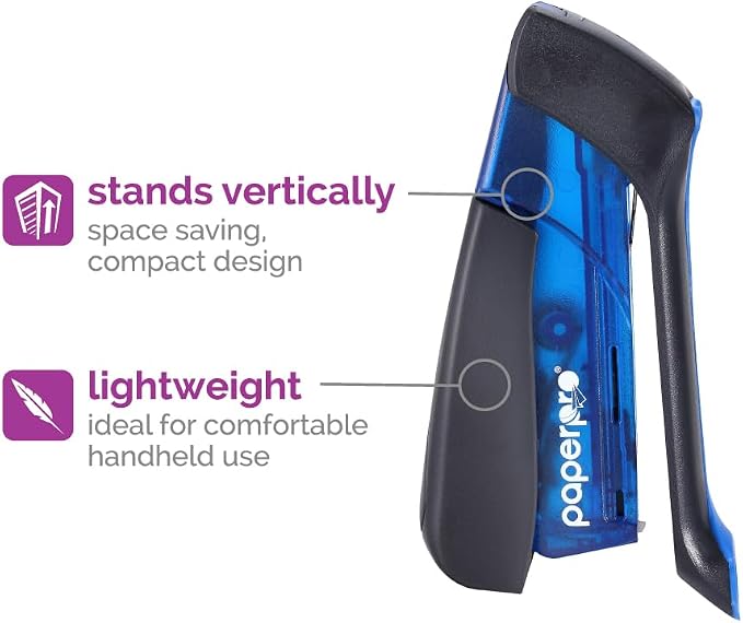 PaperPro Compact Classic Desktop Stapler, 15 Sheet Capacity, No Effort - Image 4