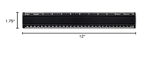 Alumicolor Aluminum Office Ruler - Image 7