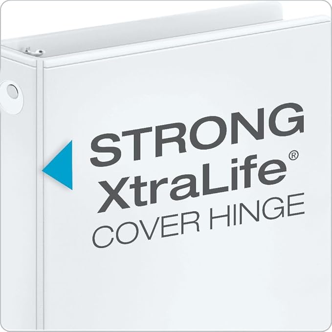 Cardinal 1 Inch 3 Ring Binders, 12 Pack, Round Ring Binder, Holds 225 Sheets - Image 3