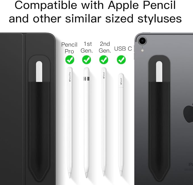 MoKo Pencil Holder Sticker Fit Apple Pencil Pro, Apple Pencil, iPencil 1st/2nd - Image 2