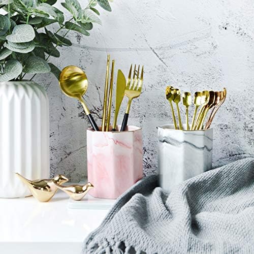 Pen Holder, Pencil Holder for Desk, Practical Ceramic Pencil Organizer - Image 5