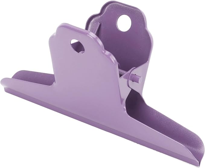 2PCS Metal Bulldog Clips, Large Bull Clip Stainless Steel Paper Clamp Large Bag by HERCHR