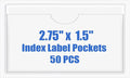 Origin-Joy 50 PCS Self-Adhesive Index Label Pockets by Origin-Joy