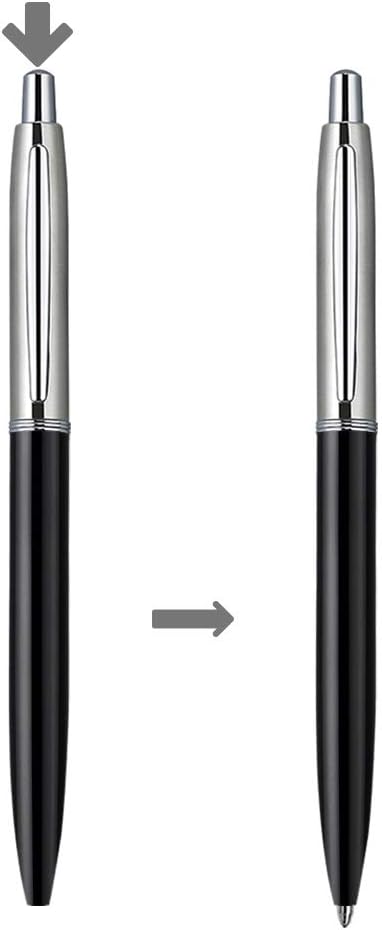 ChaoQ Ballpoint Pen, for Gift, 1.0mm Medium Point Black Ink, 6 Extras - Image 6