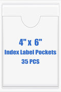 Origin-Joy 35 PCS Self Adhesive Index Card Pockets by Origin-Joy