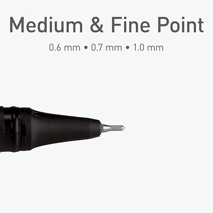 Pentonic Gel Pens, Mixed Pack, Medium & Fine Point, Smooth Writing - Image 5