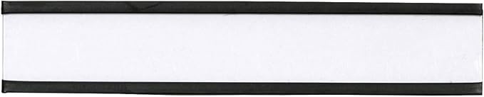 SmartSign Pack of 25 Magnetic 'C' Channel Label Holders | 0.5" x 3" - Image 3