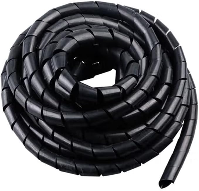 Spiral Cable Wrap -25 Ft 3/8" Cable Management Sleeve Organizer by Tsurpcao