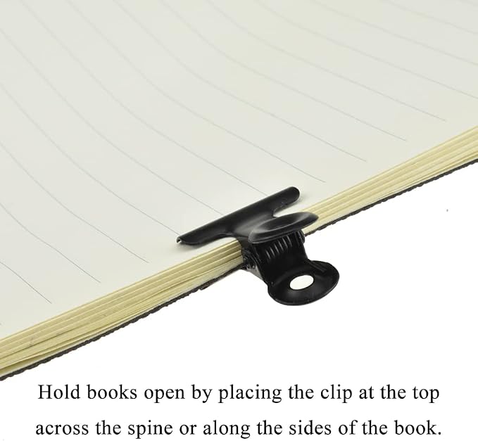 HAHIYO 0.87inch Black Bulldog Clips Metal File Hinge Binder Clips Clamps Save - Image 5