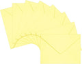 100 Pack A7 Envelopes, Light Yellow Greeting Card Envelopes Self Seal, 5.24 x by LIKAJON