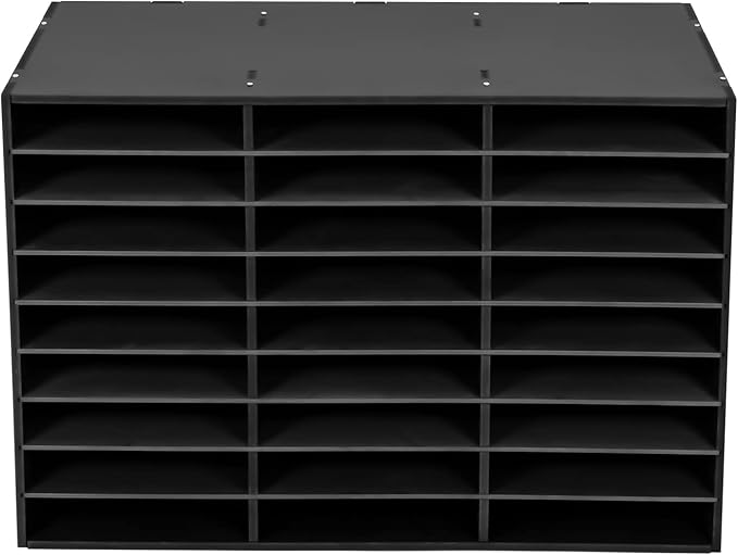 Mail Sorter Organizer, 27 Compartments Literature Organizer, Desktop File Sorter - Image 6