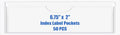Origin-Joy 50 PCS Self-Adhesive Index Label Pockets by Origin-Joy