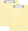 Hongri Plastic Clipboard with Pen Holder, Nurses and Women, Low Profile Clip by Hongri