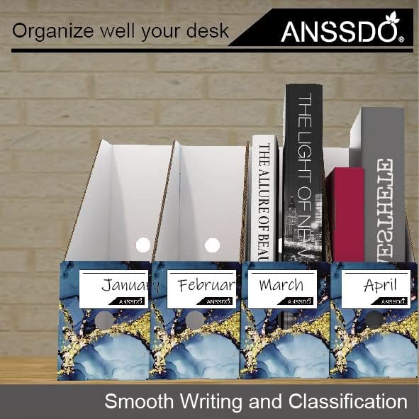 ANSSDO 6 Pack Cardboard Magazine Holder Premium Magazine File Holder Organizer - Image 2