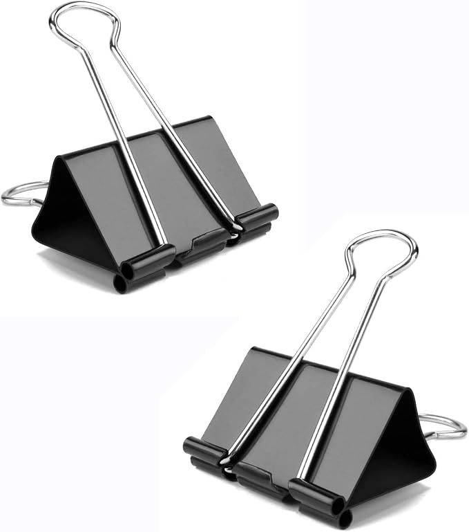 Large Binder Clips, 48 Pack, 1.6 Inch, Standard 41mm, Capacity 0.66 Inch - Image 4