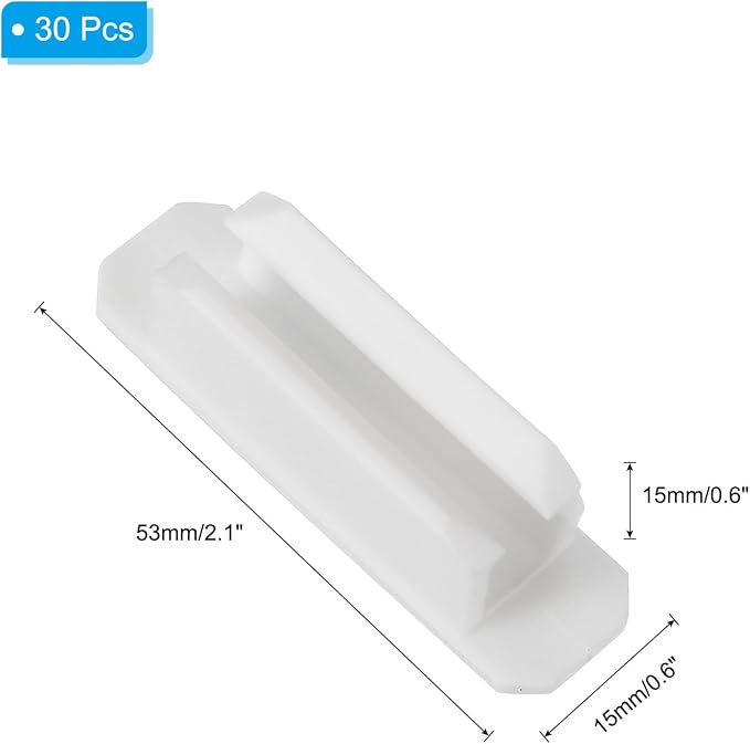 PATIKIL Pen Holder for Desk, 30 Pack Adhesive Pencil Holders Silicone Pencil - Image 2