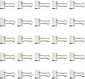 HAHIYO Binder Clips Paper Clamps Spring Steel Sturdy 0.98 inches Width 0.31 by HAHIYO