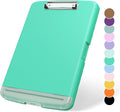 Plastic Clipboard with Storage, 8.5 x 11 Storage Organization Box Side-Opening by ZAXMEY