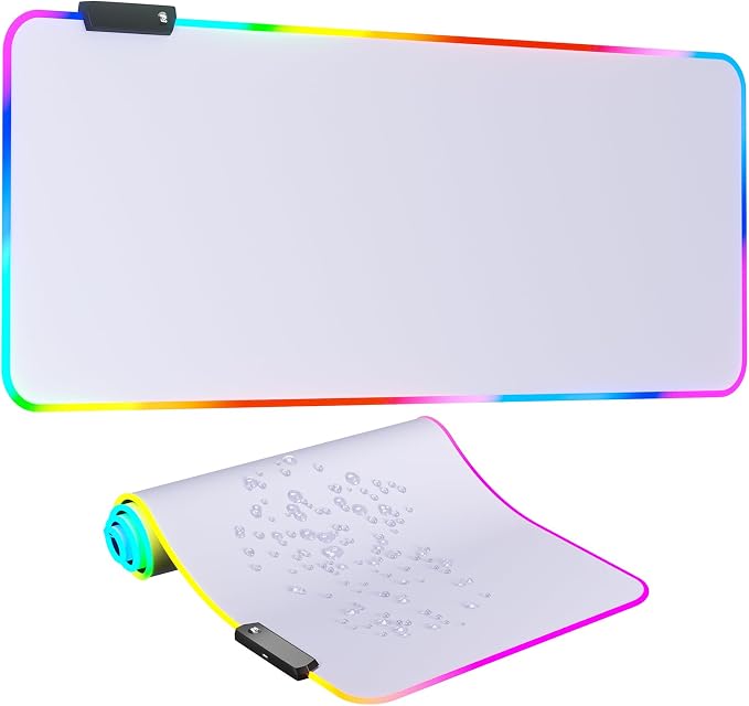 RGB Mousepad Led Mouse Pad, Large Mouse Pad, Led and Big Mouse mat by Unknown