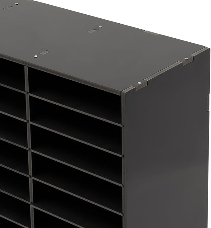 Literature Organizer, Desktop File Sorter Mail Center, Paper Storage Cabinet - Image 6