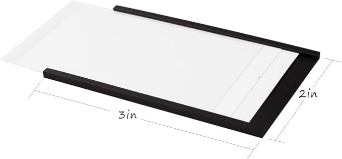 Realth Magnetic Label Holders 2'' x 3'' 30 Pack, Magnetic File Cabinet Labels | - Image 2