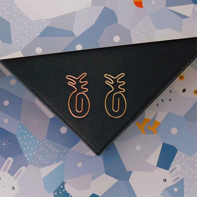 OWLFAVO 40pcs Pineapple Shape Paper Clips - Image 3