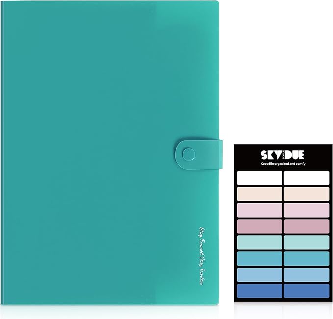 SKYDUE 7-Pocket Expanding File Folder, Professional Accordion Document Organizer - Image 2